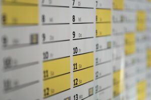 Kalender-Symbol zur Darstellung des Spielplans