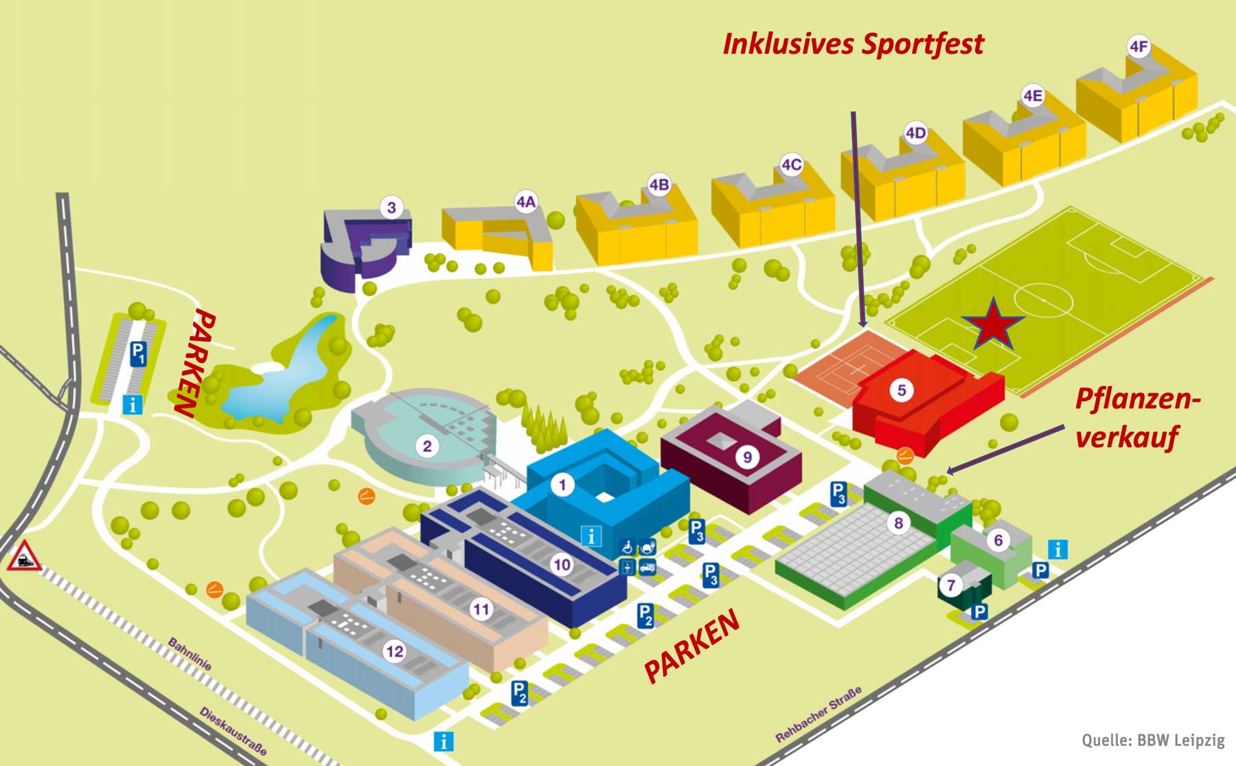 Lageplan Inkusives Sportfest Leipzig Lageplan Inkusives Sportfest Leipzig