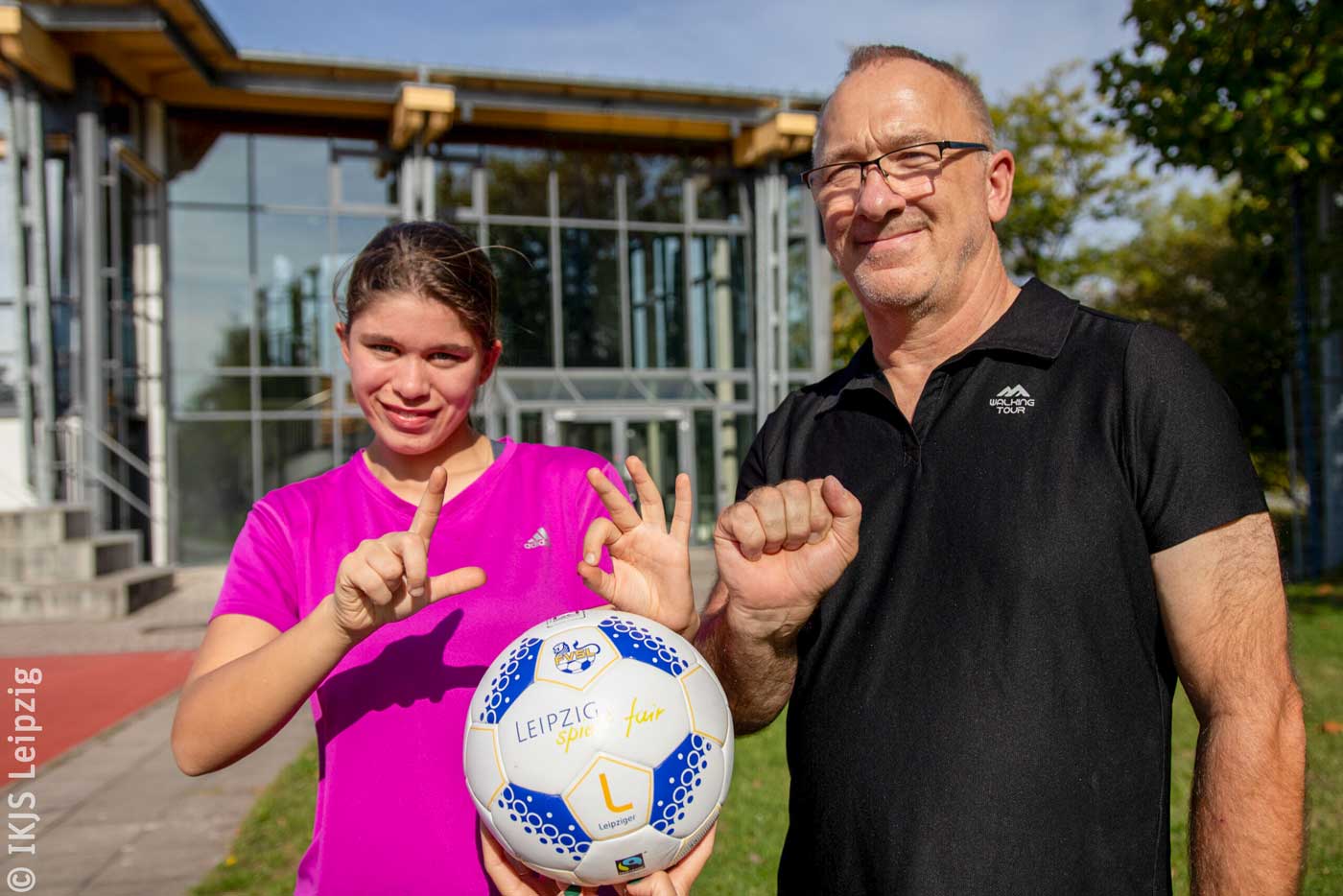 Lfa - Abkürzung "Liga für Alle" -- in Gebärdensprache