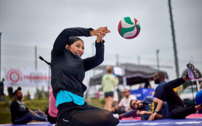 Sitzvolleyball wieder Magnet beim Inklusiven Sportfest