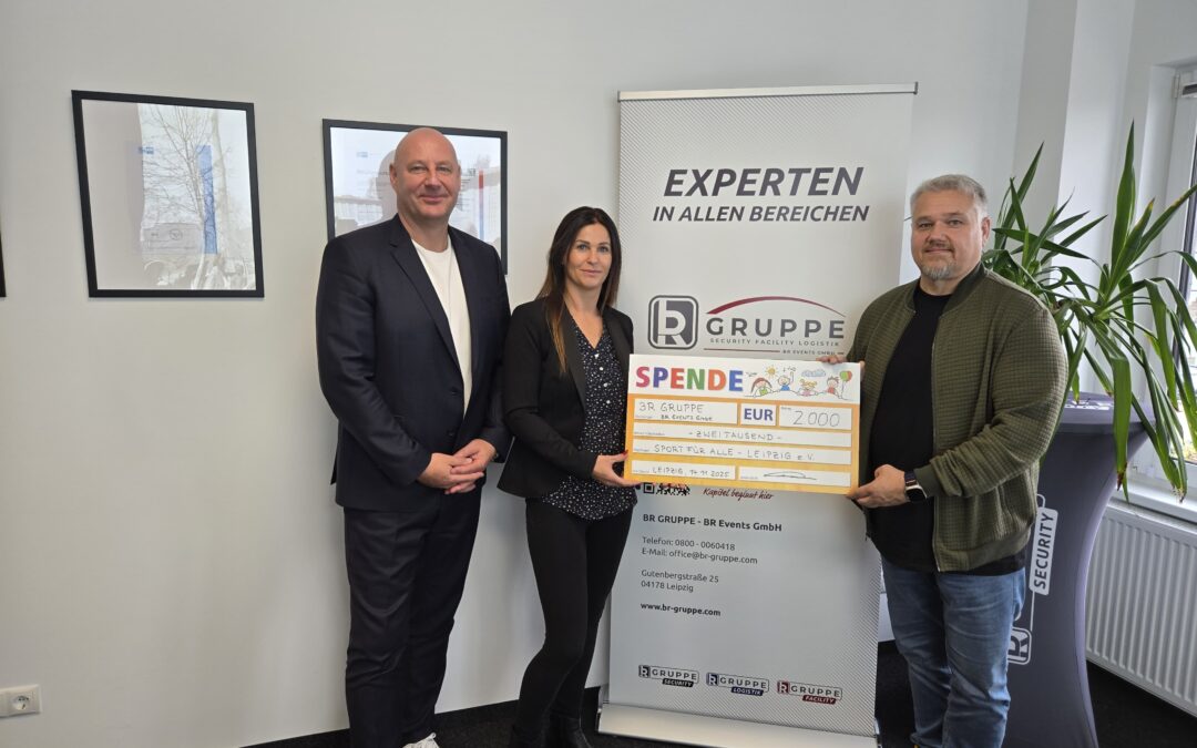 BR Event spendet uns 2000 Euro