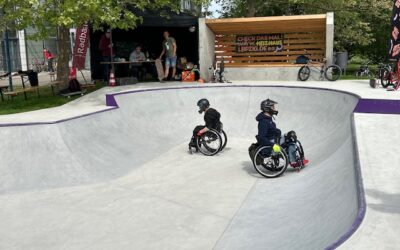 Heizhaus betreut Skate Bowl bein Inklusiven Sportfest